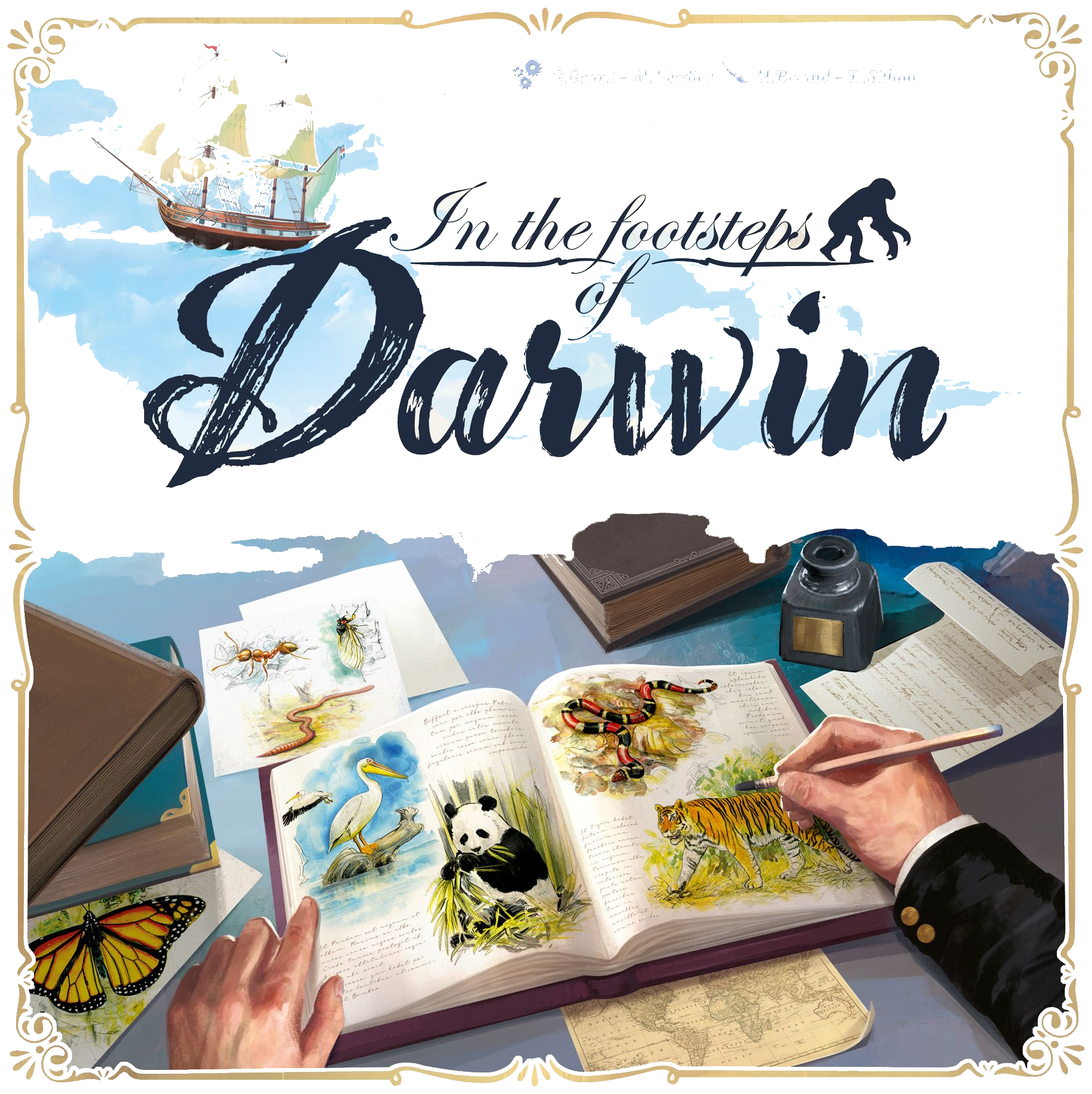 In The Footsteps Of Darwin box art