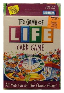 The Game Of Life: Card Game box art