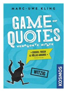 Game Of Quotes: Verrückte Zitate box art