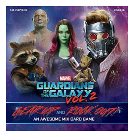 Guardians Of The Galaxy, Vol. 2: Gear Up And Rock Out! An Awesome Mix Card Game box art