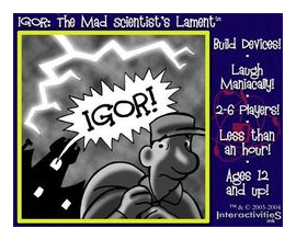 Igor: The Mad Scientist's Lament box art
