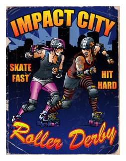 Impact City Roller Derby box art