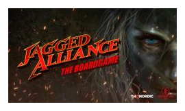 Jagged Alliance: The Board Game box art