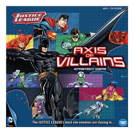 Justice League: Axis Of Villains Strategy Game box art