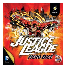 Justice League: Hero Dice – Flash box art