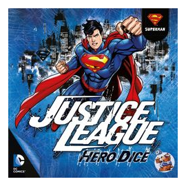 Justice League: Hero Dice – Superman box art