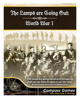 The Lamps Are Going Out: World War I box art