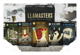 Llamasters: The Party Game box art