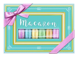 Macaron box art