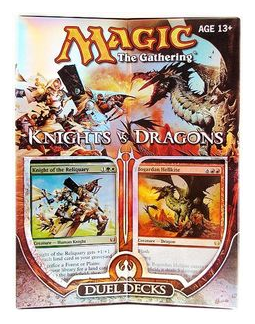 Magic: The Gathering – Duel Decks: Knights Vs. Dragons box art