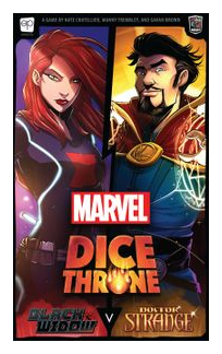 Marvel Dice Throne: Black Widow V. Doctor Strange box art