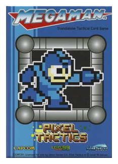 Mega Man Pixel Tactics: Mega Man Blue box art