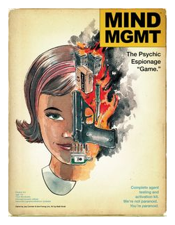 Mind Mgmt: The Psychic Espionage “game.” box art