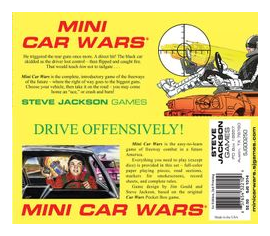 Mini Car Wars box art
