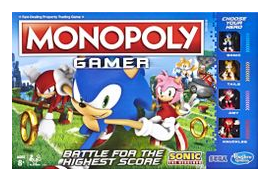 Monopoly Gamer: Sonic The Hedgehog box art