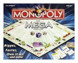 Monopoly: The Mega Edition box art
