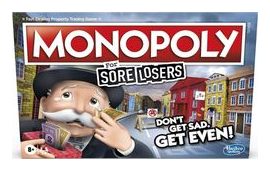 Monopoly For Sore Losers box art