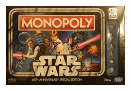 Monopoly: Star Wars 40th Anniversary Special Edition box art