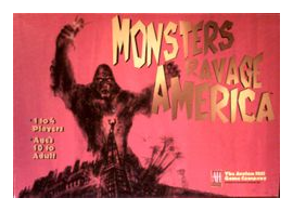 Monsters Ravage America box art