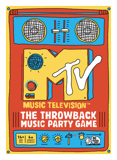 Mtv: The Throwback Music Party Game box art