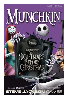 Munchkin The Nightmare Before Christmas box art