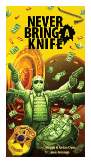 Never Bring A Knife box art
