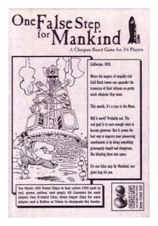 One False Step For Mankind box art