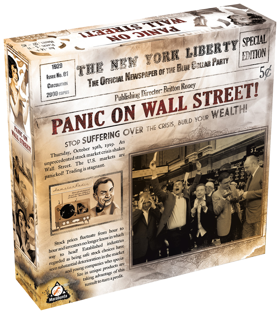 Panic On Wall Street! box art