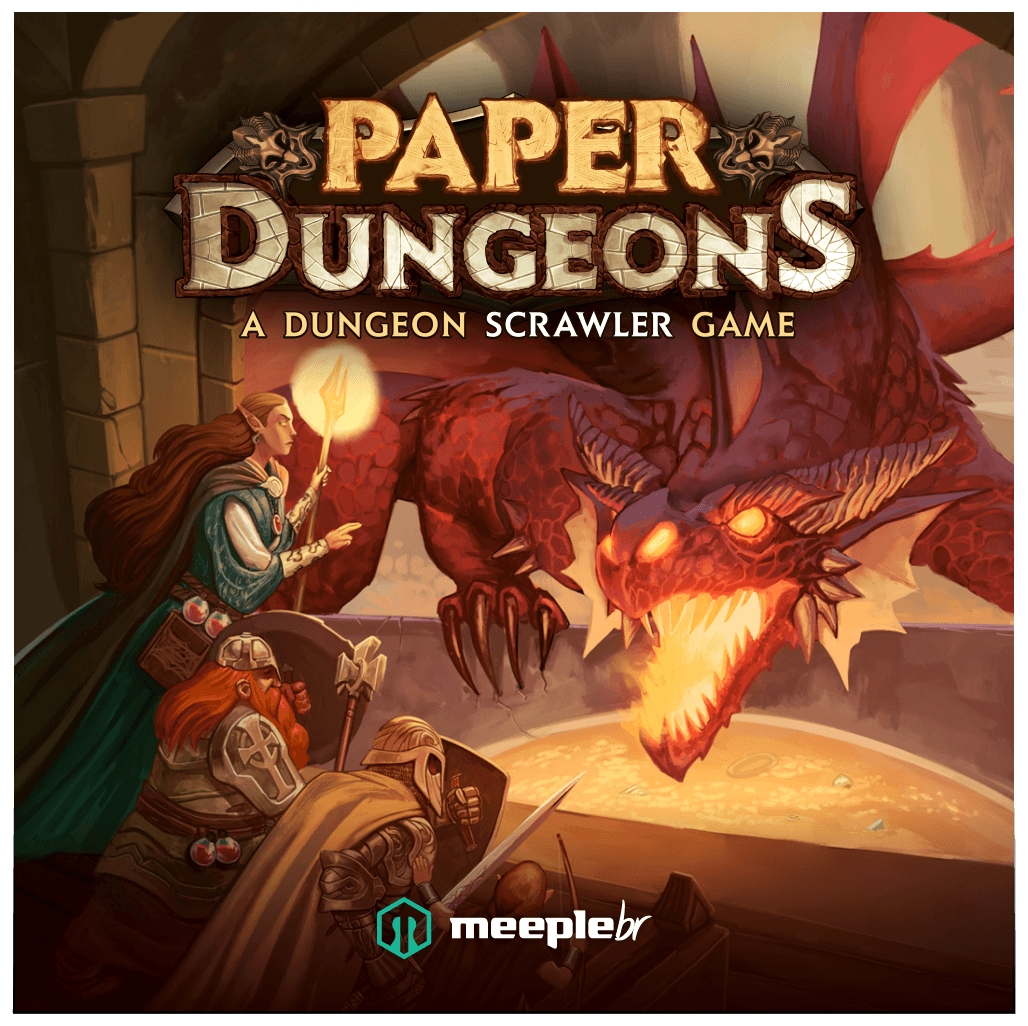 Paper Dungeons: A Dungeon Scrawler Game box art