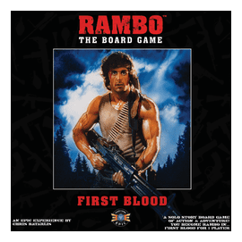 Rambo: The Board Game – First Blood box art