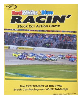 Red White & Blue Racin': Stock Car Action Game box art