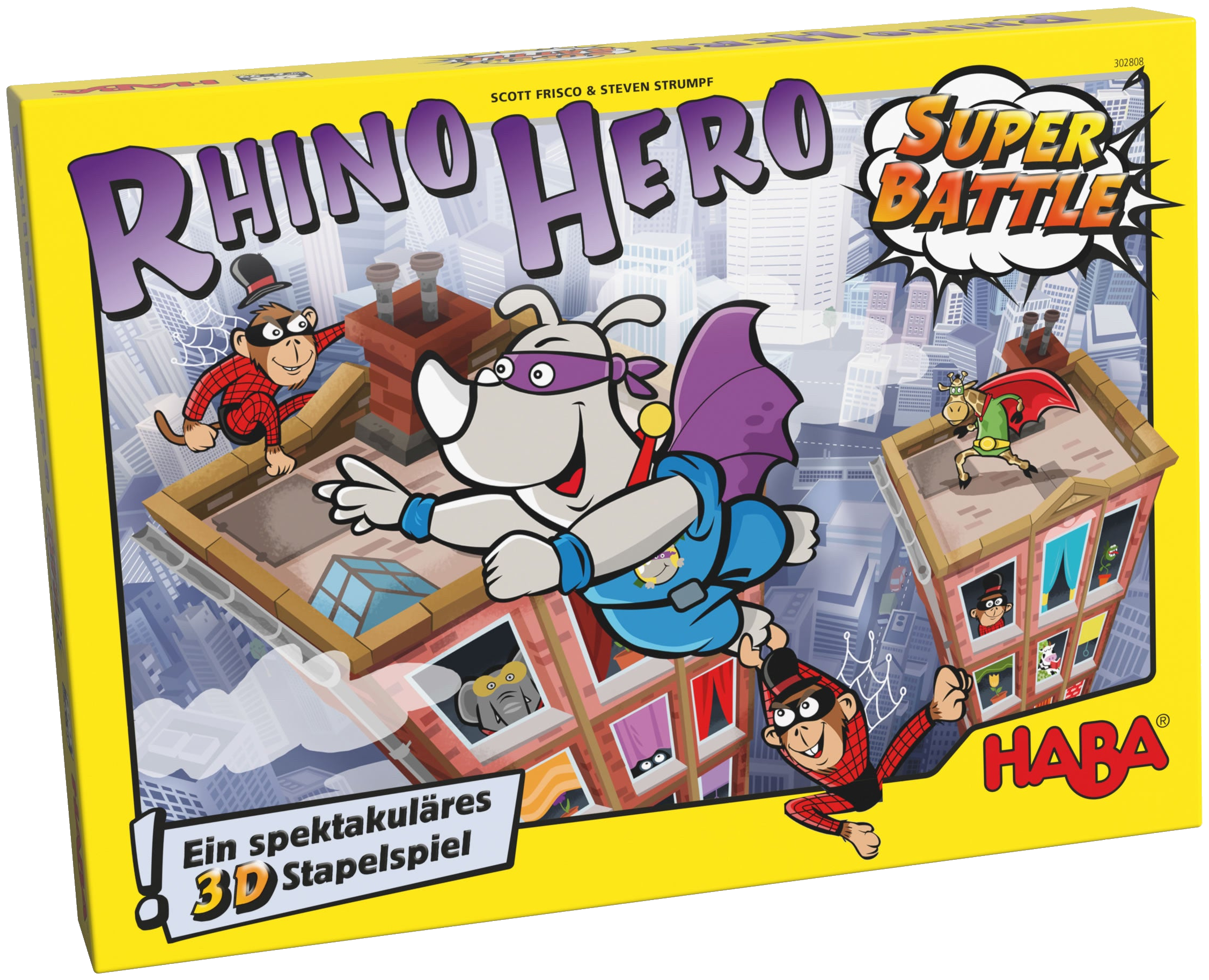 Rhino Hero: Super Battle box art