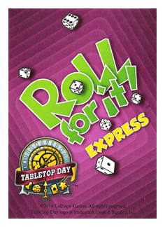 Roll For It! Express box art