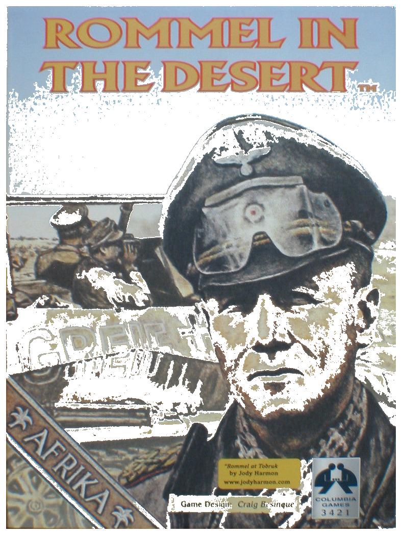 Rommel In The Desert box art