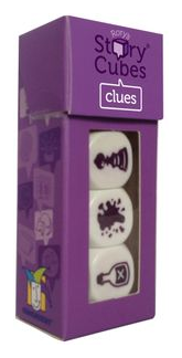 Rory's Story Cubes: Clues box art