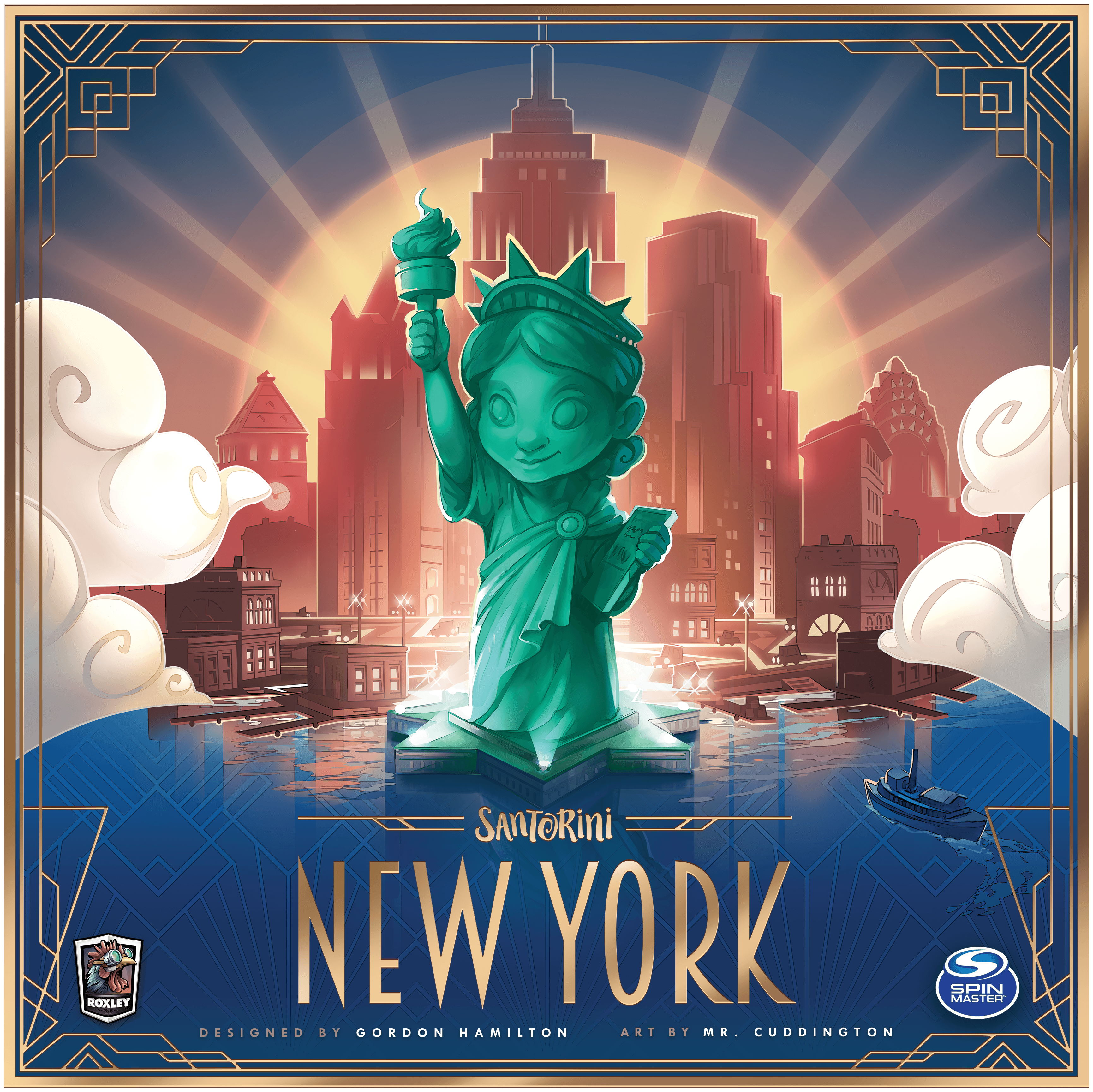 Santorini: New York box art