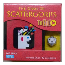 Scattergories To Go box art