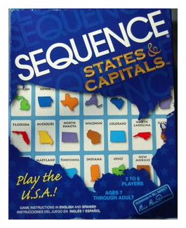 Sequence: States & Capitals box art