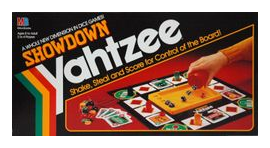 Showdown Yahtzee box art