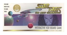 Star Trek: The Next Generation – Interactive Vcr Board Game – A Klingon Challenge box art