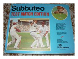 Subbuteo Cricket box art