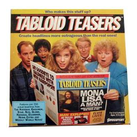 Tabloid Teasers box art