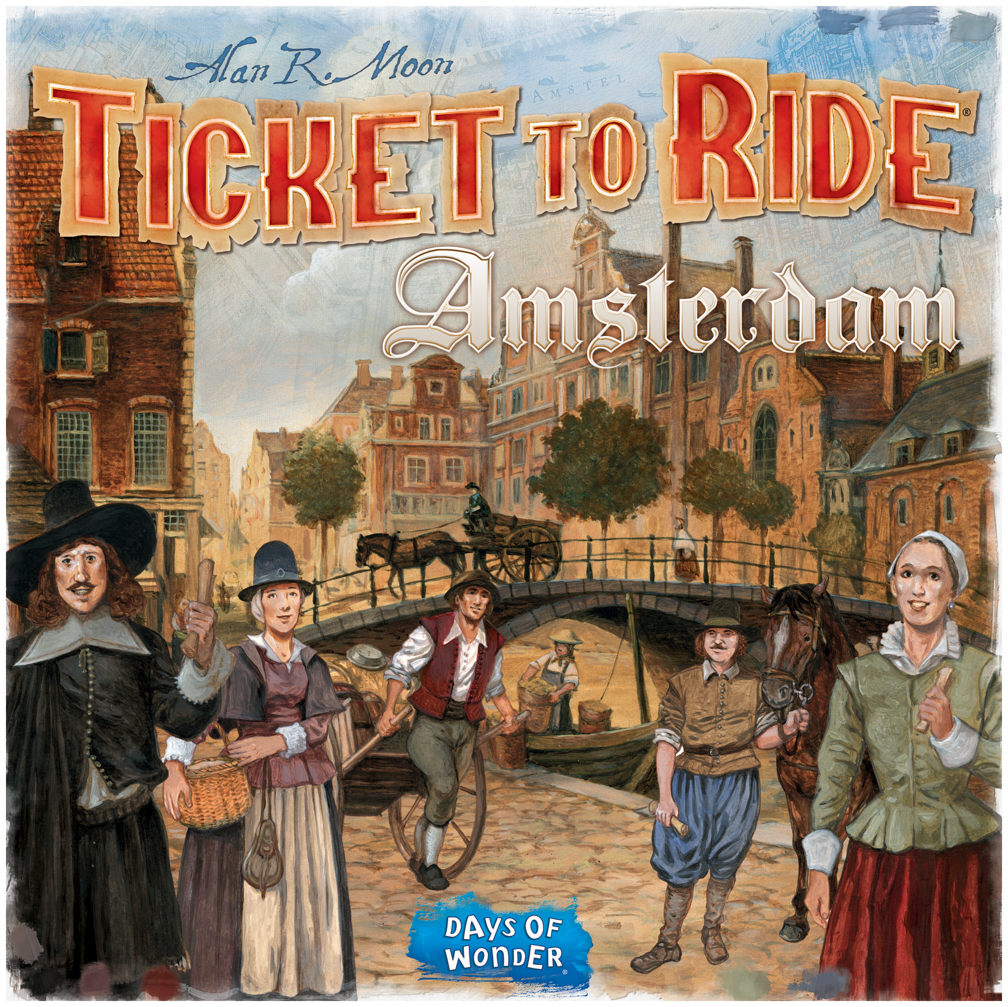 Ticket To Ride: Amsterdam box art