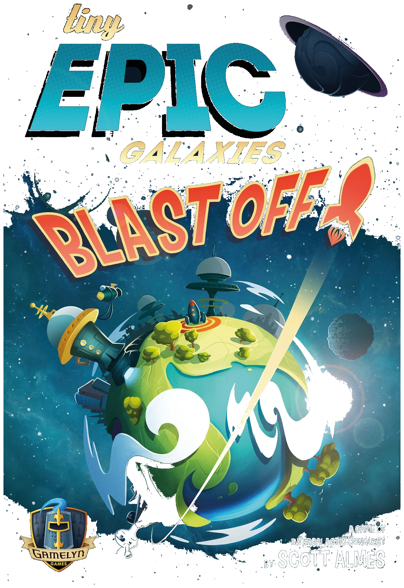 Tiny Epic Galaxies Blast Off! box art