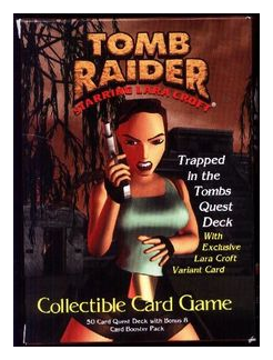 Tomb Raider Collectible Card Game box art