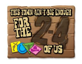 This Town Ain't Big Enough For The 2-4 Of Us box art