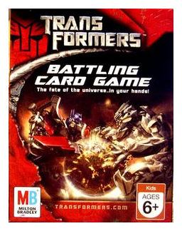 Transformers Battling Card Game box art