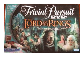 Trivial Pursuit: Dvd – The Lord Of The Rings Trilogy Edition box art