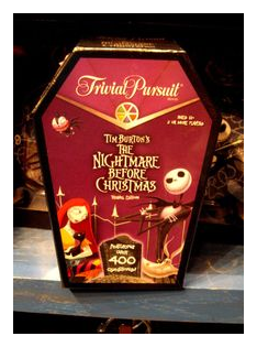 Trivial Pursuit: Tim Burton's The Nightmare Before Christmas Quick Play Collector's Edition box art