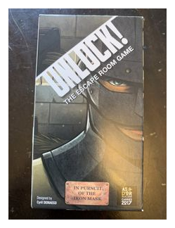 Unlock!: The Escape Room Game – In Pursuit Of The Iron Mask box art